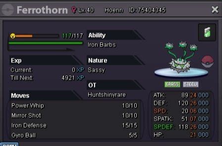 ferrothorn smogon|bulky relaxed ferrothorn.